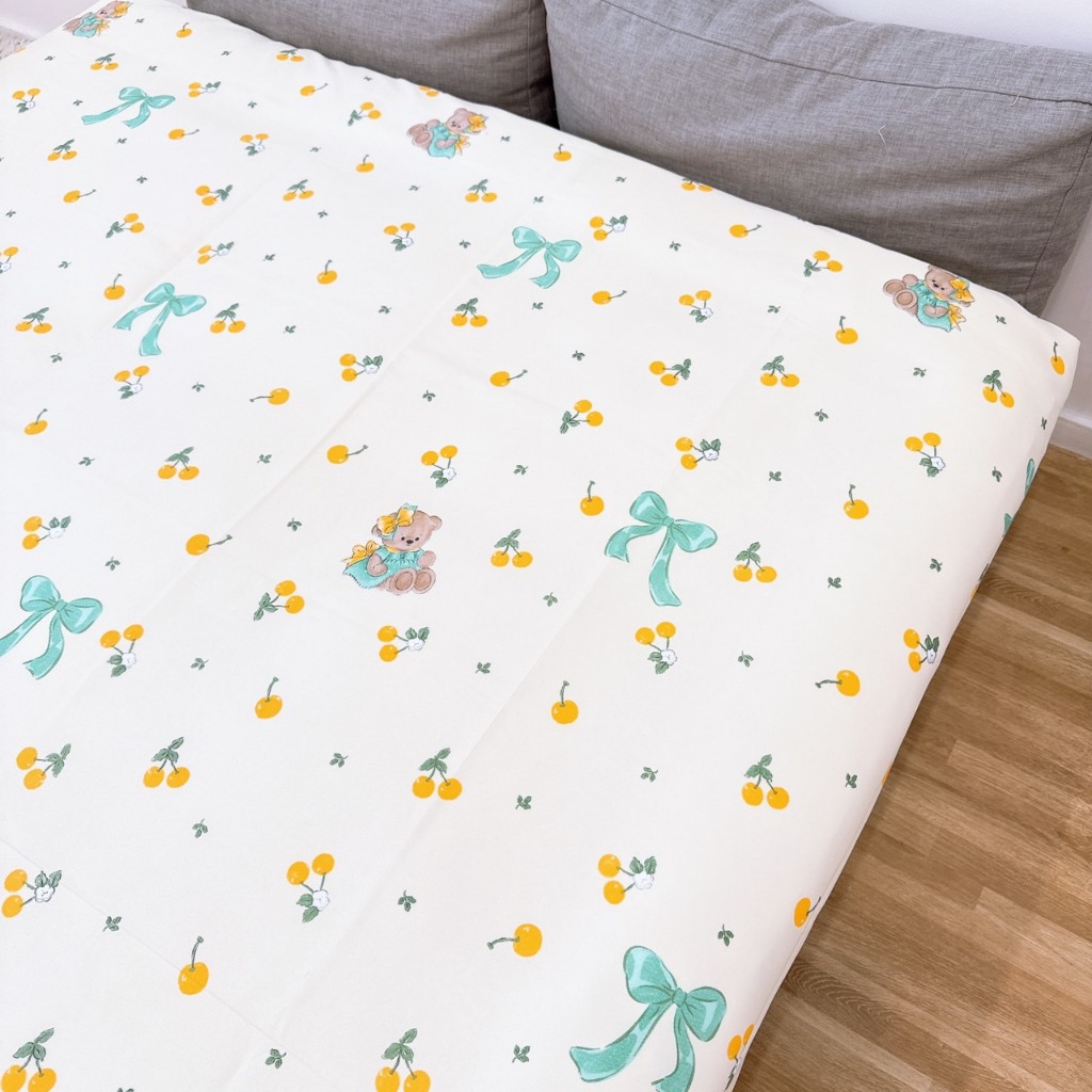 ผ้าปูที่นอน ✨️ขนาดพิเศษ 7ฟุต 8.5ฟุต 9.5ฟุต ผ้าปูที่นอนรัดมุม 4มุม ผ้านิ่ม พร้อมส่ง งานไทย - รูปที่ 5