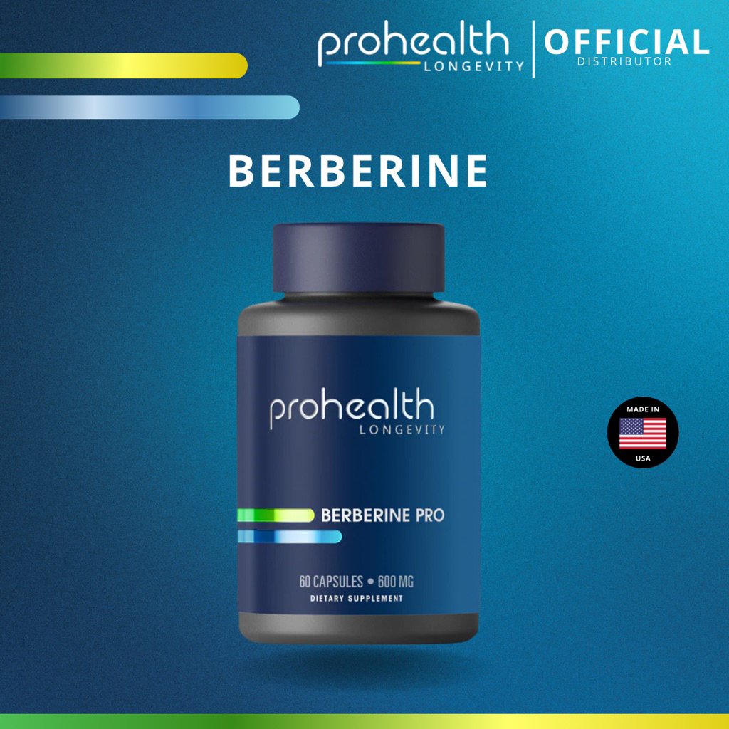 Berberine (60 แคปซูล) ProHealth แท้จาก USA