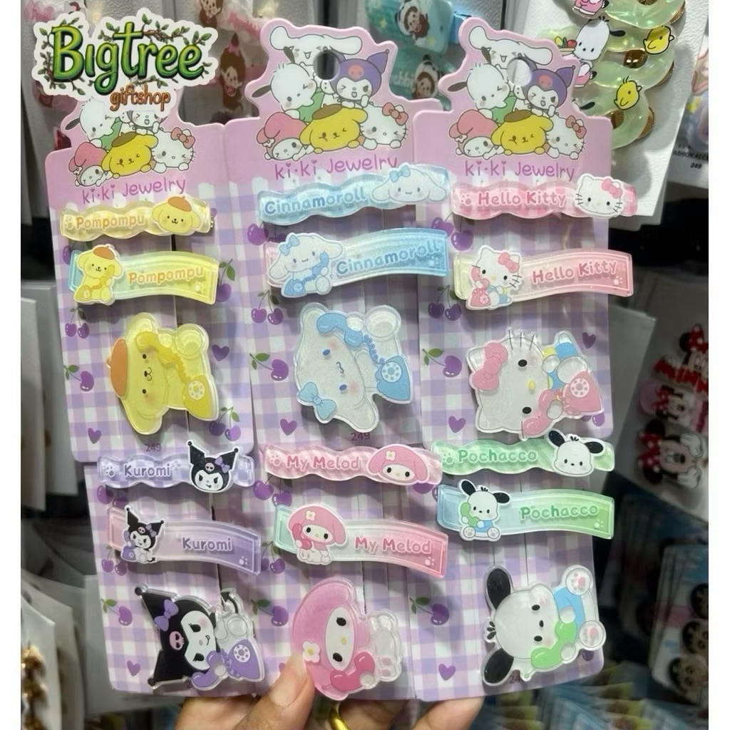 กิ๊บติดผมแฟชั่นการ์ตูนน่ารักๆคละแบบคละลาย1โหล12แผง คุ้มมากค่ะ - รูปที่ 2