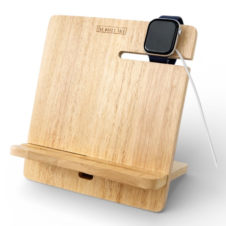 THEWOOD 'S TALE ที่วางแท็บเล็ต TABLET STAND จากไม้ธรรมชาติ - รูปที่ 4