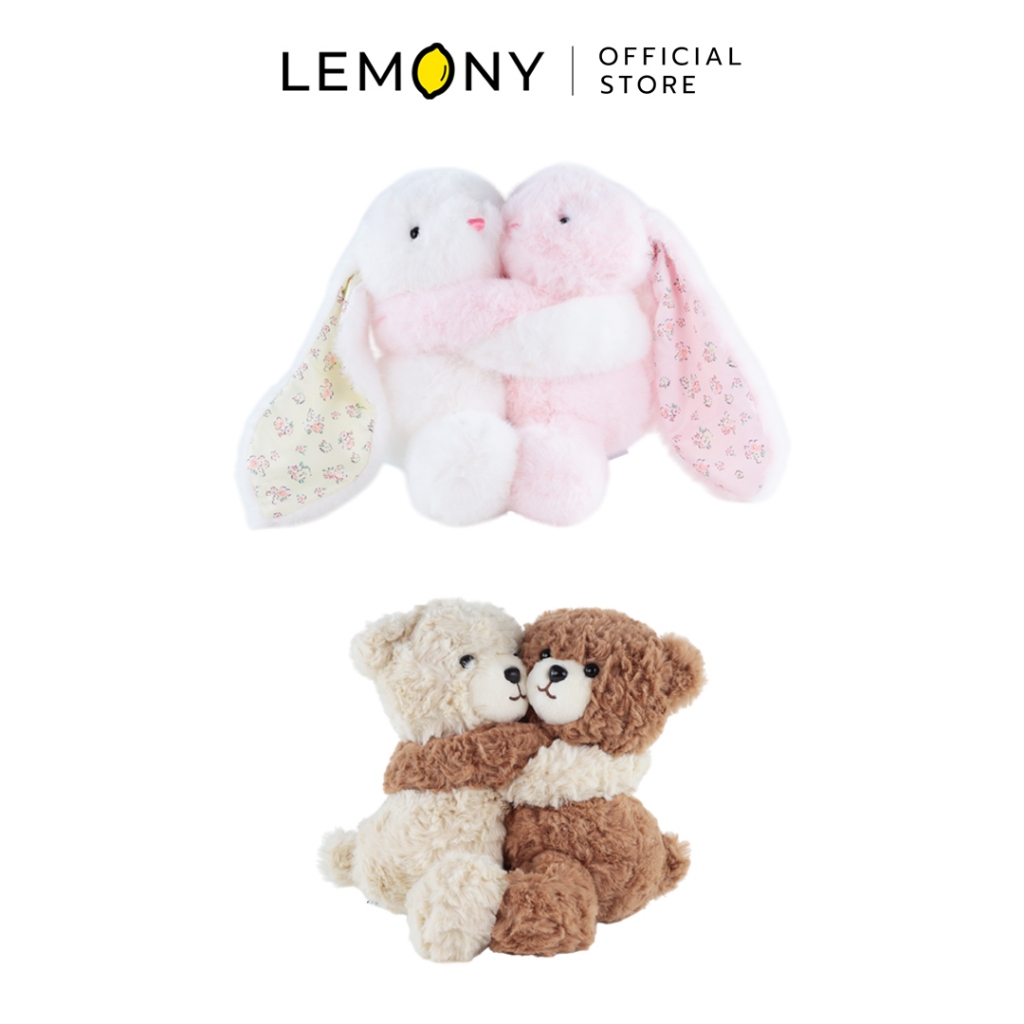 LEMONY ตุ๊กตาคู่รัก แบบแม่เหล็ก ซีรีส์ Hugging ขนาด 25 ซม. Valentine Collection – โปรปัง
