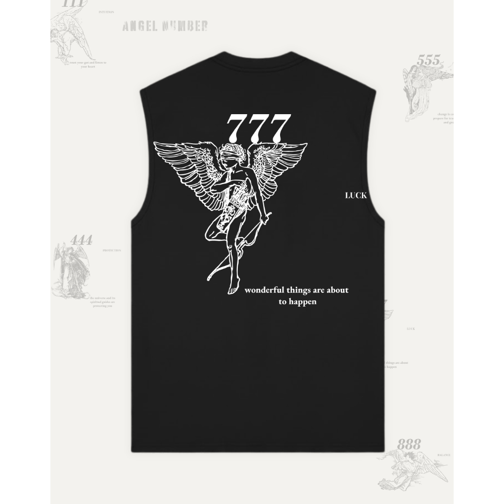 777 Angle Number x  365 เสื้อออกกำลังกาย