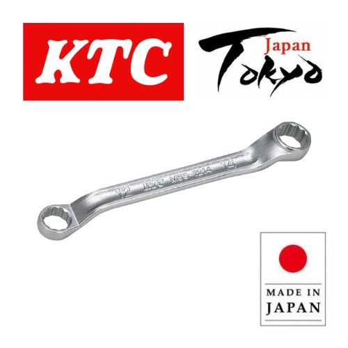 KTC ประแจแหวน (สั้น) 45° x 6° ขนาด 05507~1921 รหัสสินค้า M5S-05507~1921 Made in Japan