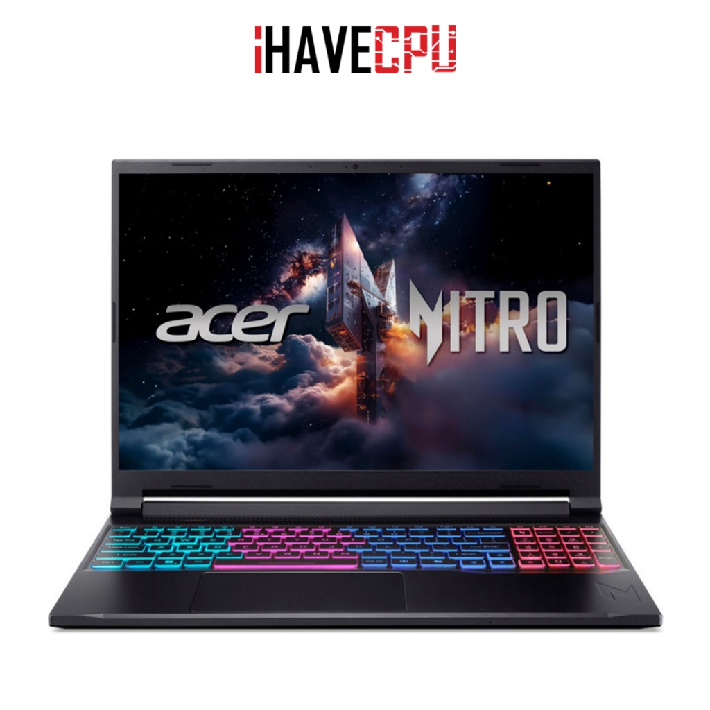 โน้ตบุ๊ค (notebook) iHAVECPU ACER NITRO V 16S AI ANV16S-41-R9YE (OBSIDIAN BLACK)