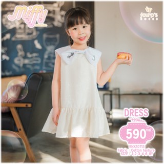 MIFFY : RNXZ0113 เดรสเด็กหญิงลิขสิทธิ์แท้