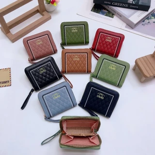 SS#ขายส่งยกโหล(12ใบคละสี)ใบละ24฿ กระเป๋าสตางค์ใบสั้น กระเป๋าใส่แบงค์ใส่เหรียญคละสีอย่างต่ำ4สีขึ้นไป