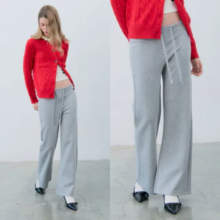 Bemingpants079(XS-4XL)-Soft Wide Pants กางเกงดีไซน์เรียบที่ใส่ในวันที่อยากได้ความสบายแบบดูเรียบร้อย