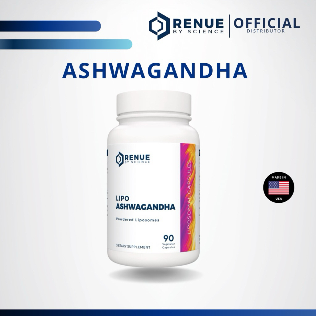 Ashwagandha (90 แคปซูล) RENUE BY SCIENCE แท้จาก USA โสมอินเดีย
