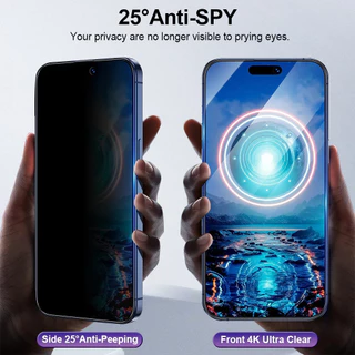 สำหรับ iPhone 11 12 13 14 15 16 17 Air Pro Max ตัวป้องกันหน้าจอ ฟิล์มกันรอย/ฟิล์มความเป็นส่วนตัว