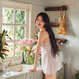 NAKED - Aurora Dress เดรสกลิตเตอร์เปิดหลัง สไตล์ลูกคุณหนู