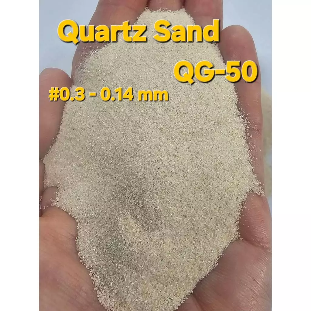 Quartz Sand ทรายขาวละเอียด สะอาด ฝุ่นน้อย ปูทางเดิน ตกแต่งสวน เป็นพร๊อพงานถ่ายโฆษา ทรายทนความร้อนสูง