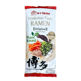 Marutai Tonkotsu taste Ramen Original Plant Based 2 ที่ มารุไตราเม็ง (ราเม็ง 1 ซองกินได้ 2 มื้อ)