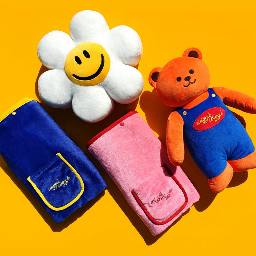 [Wiggle Wiggle] ผ้าห่มอเนกประสงค์แบบหมอน | ผ้าห่มคลุมเข่า / Cushion Blanket นุ่มพิเศษ