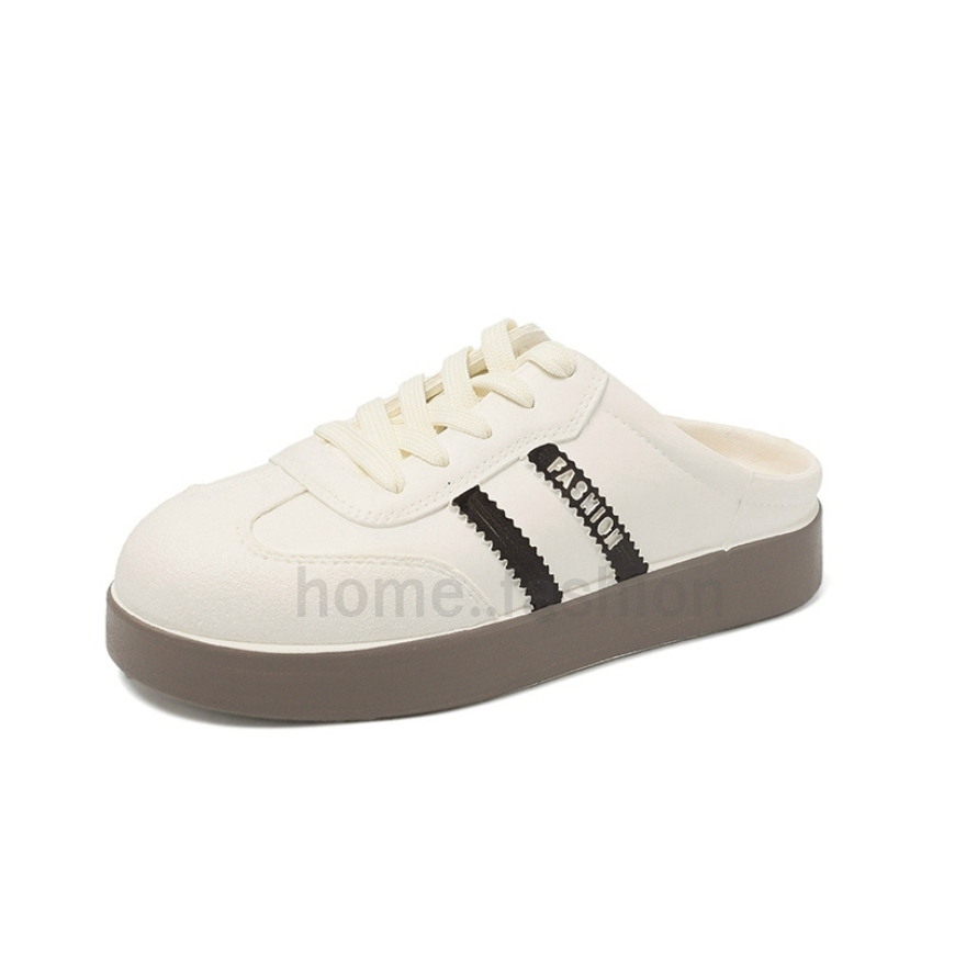 รองเท้าแพลตฟอร์มคู่รัก  รองเท้าผ้าใบ ผู้หญิง รองเท้า เสริมส้น ทรงสวย  กันลื่น ใส่สบาย พร้อมส่งในไทย มีส่งด่วน S-245 - รูปที่ 7