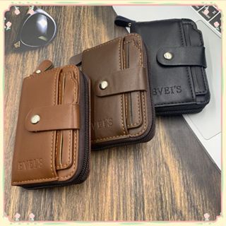 กระเป๋าสตางค์ผู้ชายแบบพับได้ ที่ใส่บัตรหลายช่อง กระเป๋าใส่เห…