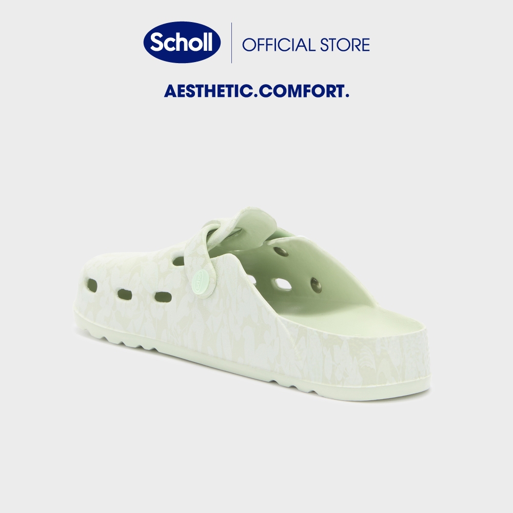 Scholl รองเท้าแตะผู้หญิงแบบสวม รุ่น Bahia Clog for Women เทคโนโลยี Bioprint กระชับทุกก้าวเดิน ราคา ถูกที่สุด ดีลบีเคเค แกลเลอรีภาพที่ 7