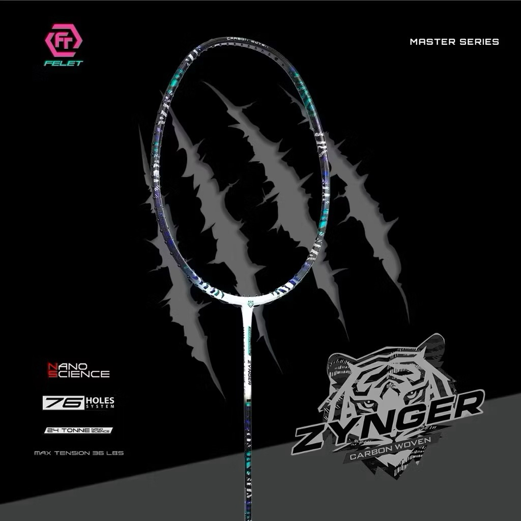 ไม้แบดมินตัน FELET รุ่น CARBON WOVEN ZYNGER (ประกันศูนย์ไทย)
