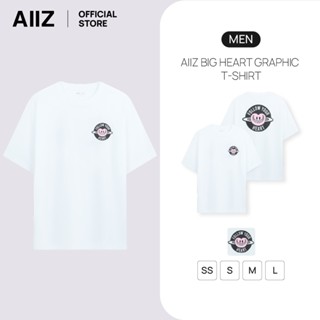 AIIZ เสื้อยืดแขนสั้นลายกราฟิก AIIZ Big Heart Graphic T-Shirt