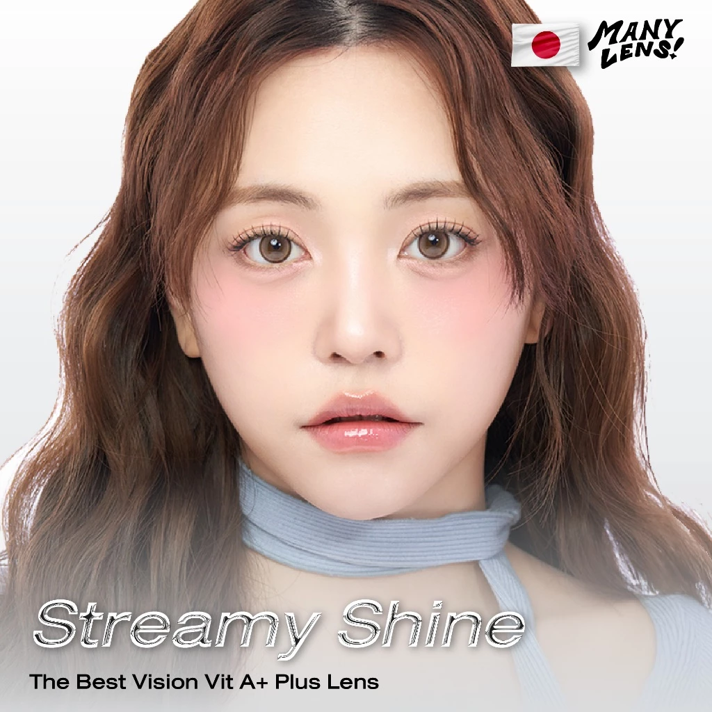 [MID YEAR SALE ลด100.-]Misslens : Manylens Airy "Bubble milk tea / Steamy Star/ Shine Brown" Type 1 Month thumbnail 5
