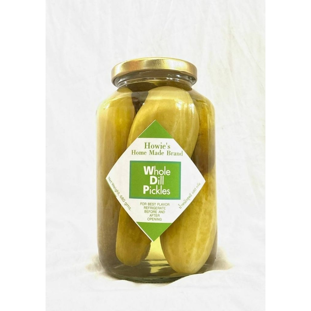 Whole Dill Pickles ใหญ่ แตงกวาดอง คุณภาพของไทย 680 g.