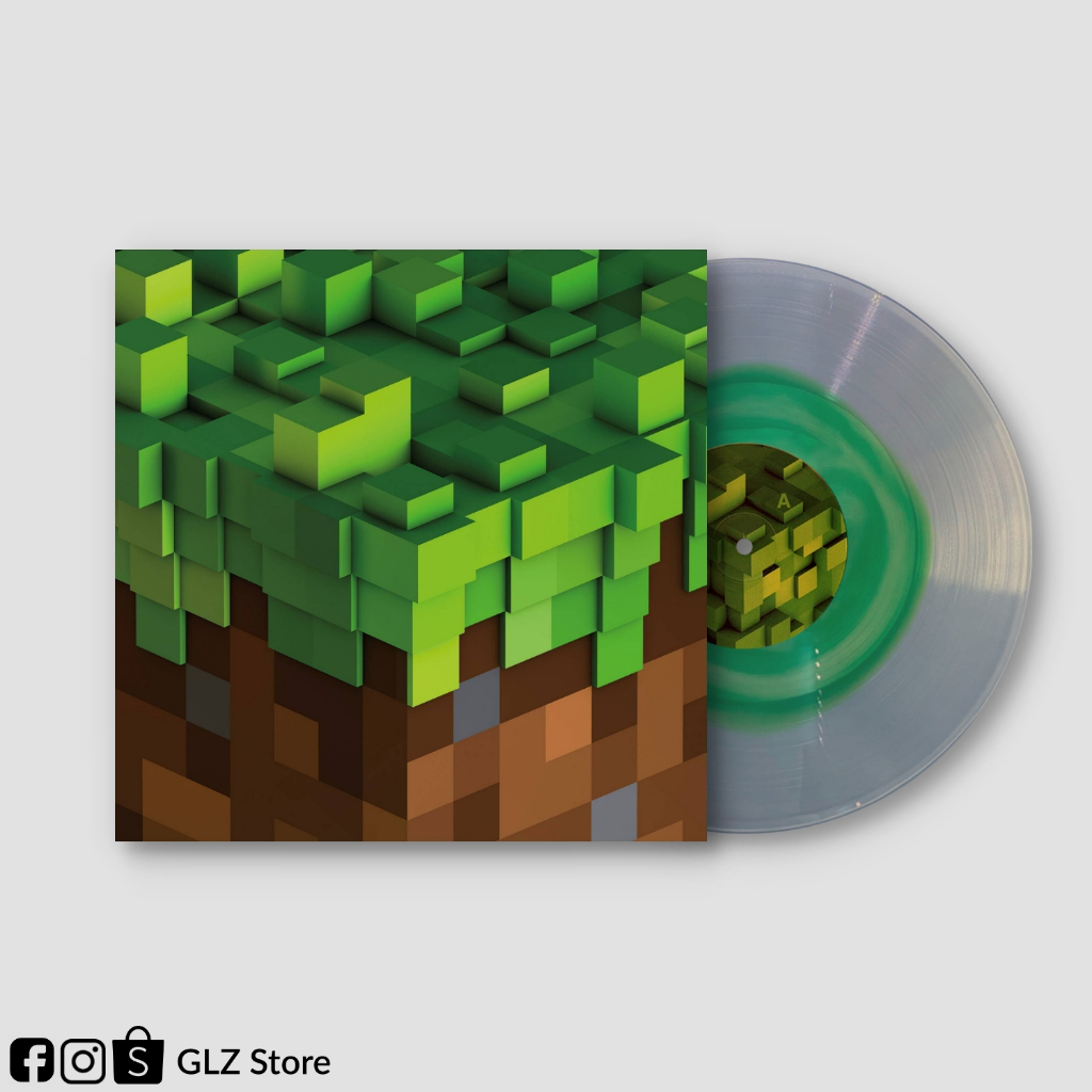 C418 - Minecraft Volume Alpha ***แผ่นใส Clear w/ Green Blob*** [Vinyl (แผ่นเสียง), 12" LP]