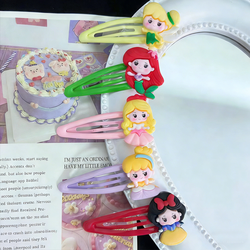 กิ๊บติดผมเจ้าหญิง กิ๊บ BB กิ๊บติดผมหน้าม้าลายการ์ตูน มีให้เลือกหลายสี