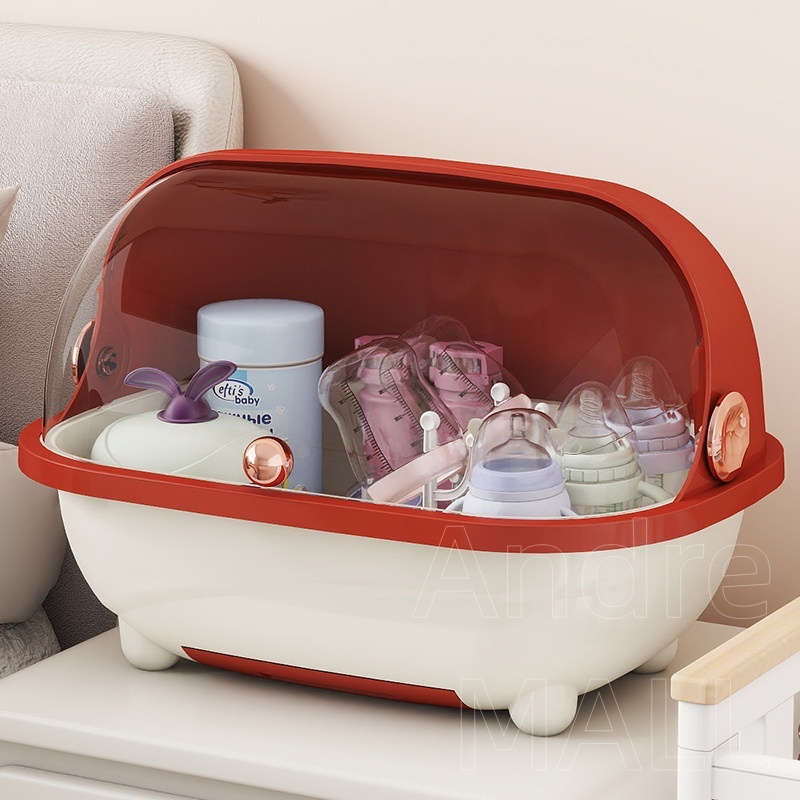 AND ตู้เก็บขวดนมเด็ก และช้อนส้อม | กันฝุ่น สะอาด ปลอดภัย สำหรับขวดนม ชาม ตะเกียบ - รูปที่ 3