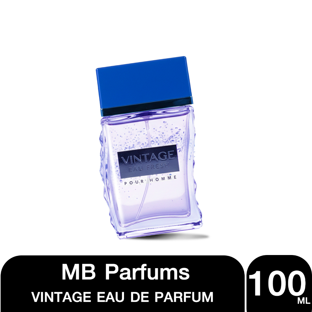 Perfume EAU DE PARFUM  MB Parfums(เอ็มบีพาร์ฟูม) Vintage Eau Fresh Pour Homme 100 มล