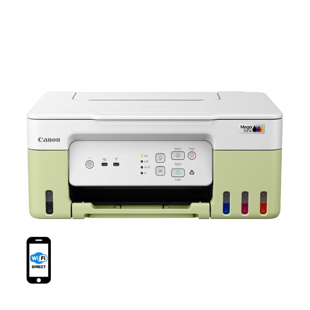 CANON PIXMA G3730 + INK TANK / สีเขียว/ ประกัน 2Y