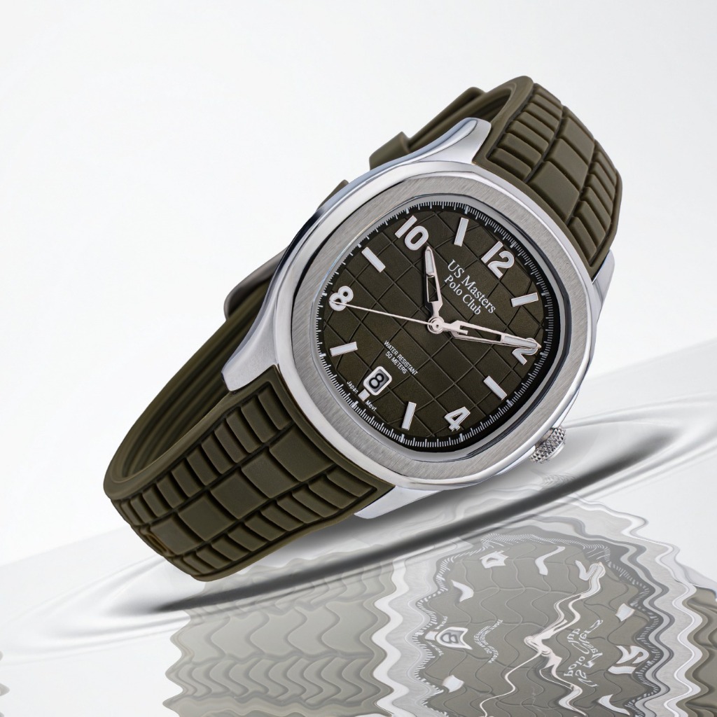 USM-DD37 นาฬิกาข้อมือ กันน้ำได้ แสดงวันที่ สายซิลิโคน ประกัน 1 ปี แบรนด์ US MASTERS - รูปที่ 6