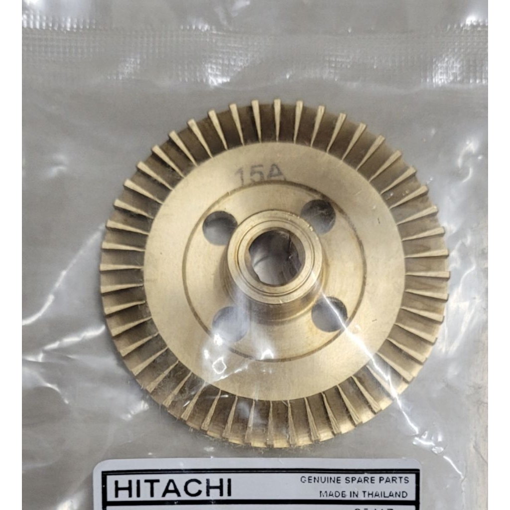 °อะไหล่ปั๊มน้ำฮิตาชิ Hitachi ใบพัดทองเหลือง แกน 10 มิล ใช้กับปั๊มน้ำรุ่น WT-P150GX/GX2, WM- P150GX/G