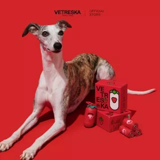 VETRESKA ถุงเก็บอึ กลิ่นสตอเบอร์รี่ Strawberry Pet Poop