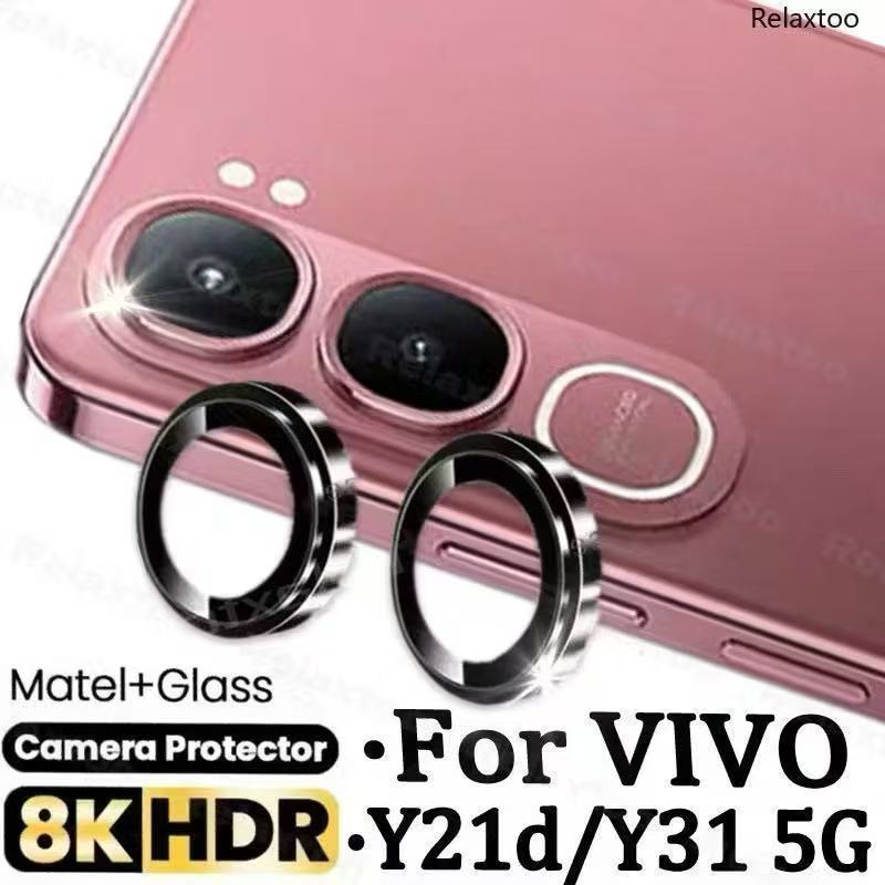 ฟิล์มกระจก เลนส์กล้อง สำหรับ Vivo Y21D / Y31 5G เต็มเลนส์