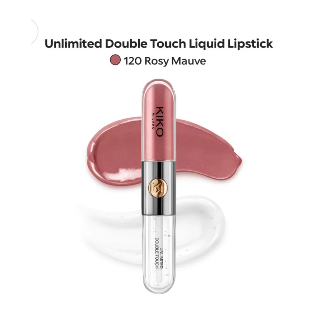 KIKO MILANO Unlimited Double Touch Liqui Lipstick 120 Rosy Mauve