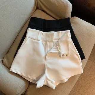 【M-3XL】กางเกงขาสั้นผู้หญิง ไฮวาย แฟชั่น ทรงสั้นๆ สวยหรู ใส่สบาย ทรงสวย