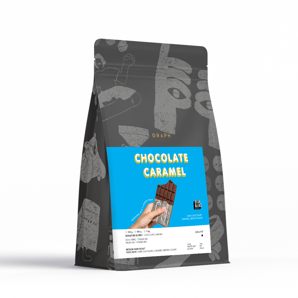 GRAPH | เมล็ดกาแฟ SIGNATURE BLEND - DARK TONE SET - CHOCOLATE CARAMEL