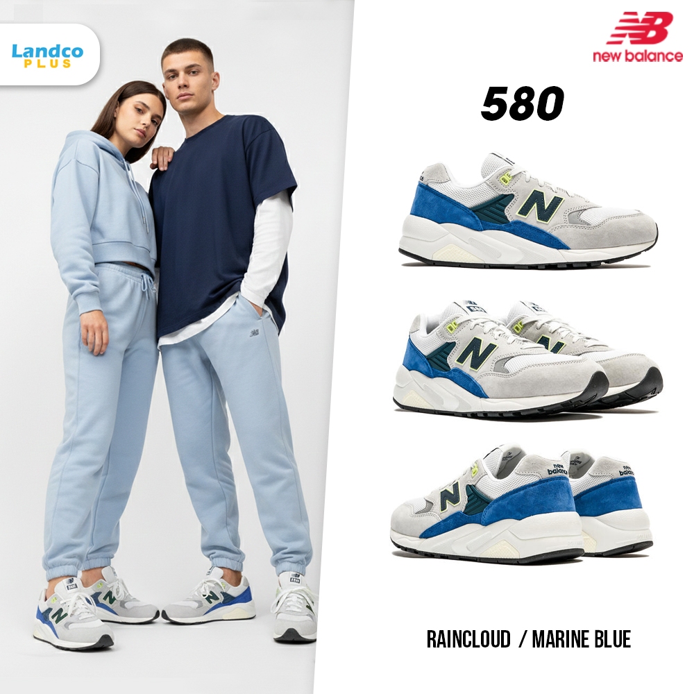 New Balance นิวบาลานซ์ รองเท้าผ้าใบ รองเท้าแฟชั่น NB M 580 Raincloud Blue MT580WT2 (5800)