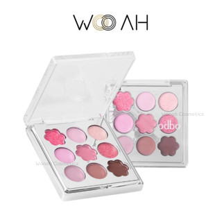 อายแชโดว์ ODBO FIRST BLOOM EYE PALETTE OD2038 OD1332 เฟิร์ส บลูม อาย พาเลท โอดีบีโอ พาเลตต์ทาตา 9 ช่อง