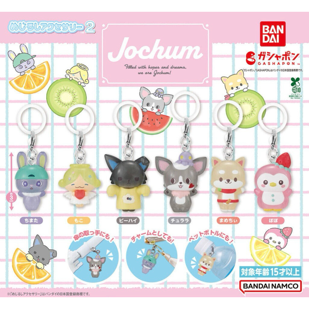 พร้อมส่ง! กาชาปอง พวงกุญแจ/จี้ห้อย Jochum 1&2 Ver. Jo1 x Sanrio characters Charm Accessory นำเข้าจากญี่ปุ่น🇯🇵 ไอดอล
