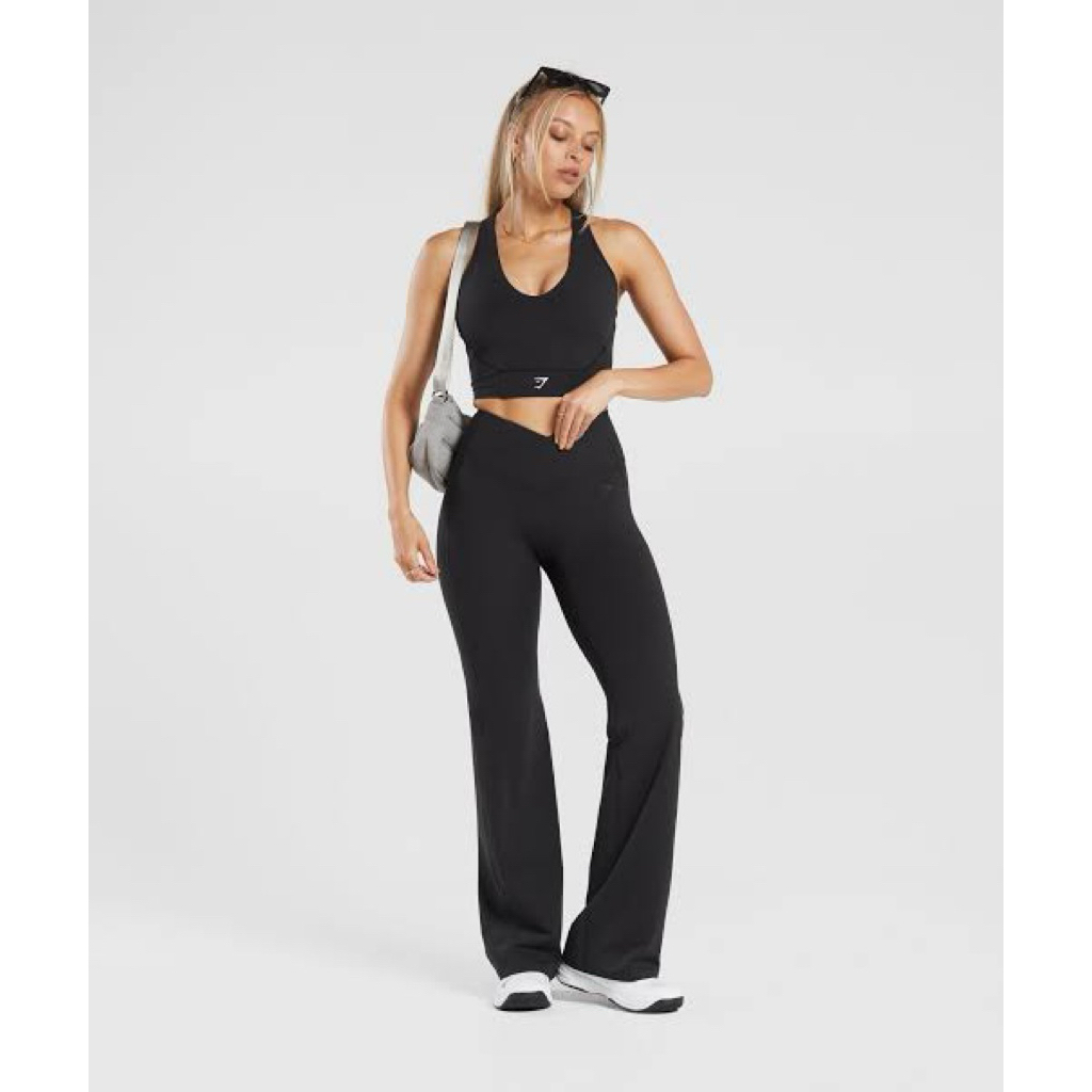 BALANCE Gym legging กางเกงใส่ออกกำลังกาย เอวสูง เอวเว้า ผ้าใส่กระชับ