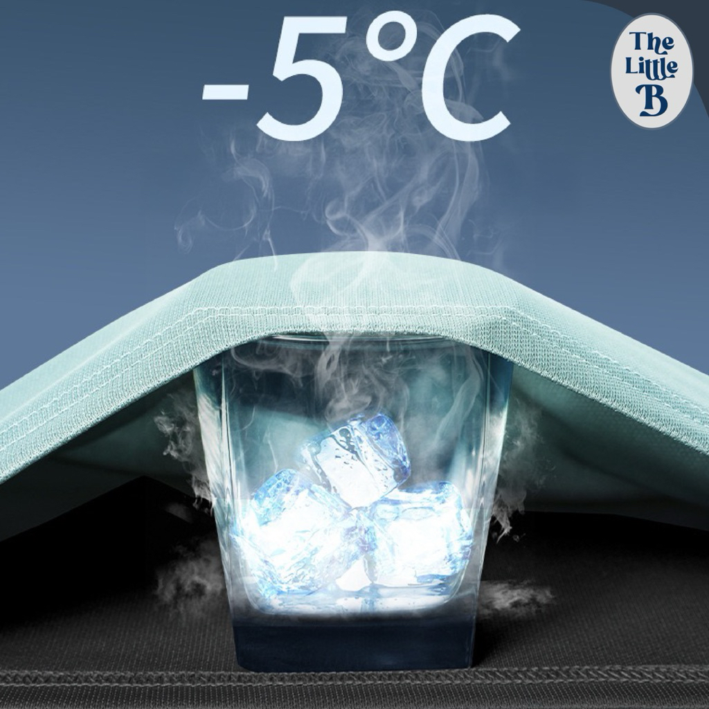 The Little B เสื้อกีฬาผู้ชาย ผ้าเย็น -5°C แห้งไว ใส่วิ่ง ฟิตเนส แบดมินตัน - รูปที่ 6