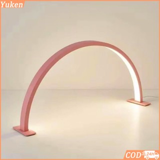 โคมไฟพระจันทร์ครึ่งดวงโต๊ะทำเล็บ LED อเนกประสงค์ ปรับได้3สี …