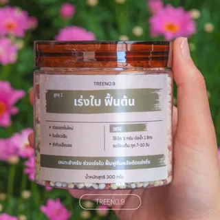 Treeno.9 ปุ๋ย บำรุงดอก ฟื้นต้น เปิดตาดอก เร่งยอด กุหลาบ ไม้ดอก ไม้ประดับ 4 สูตร