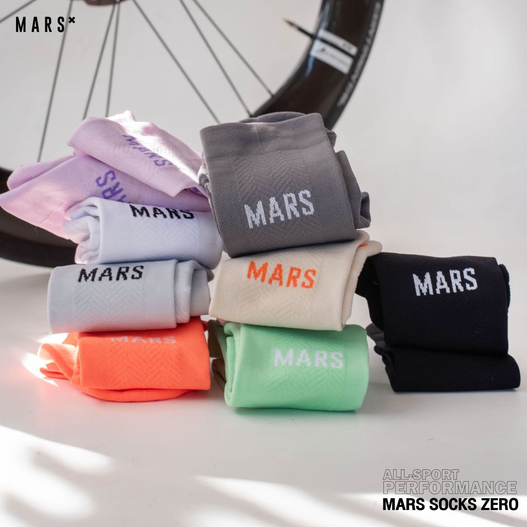 ถุงเท้า MARS SOCKS ZERO RUN. RIDE. TRAIN. PERFORM.