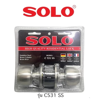 ลูกบิดประตู SOLO SS สำหรับห้องทั่วไป