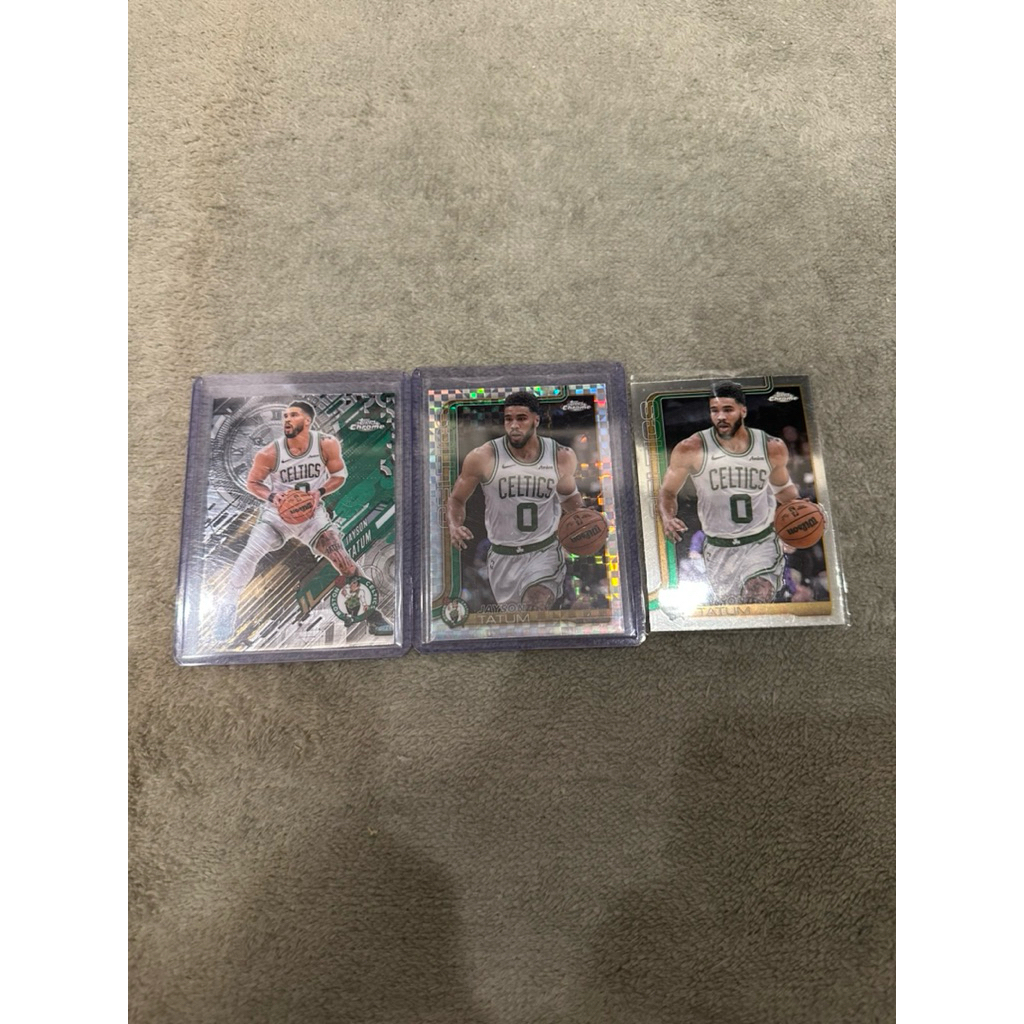 Topps basketball Jayson Tatum(Go time,X-fractor,base)