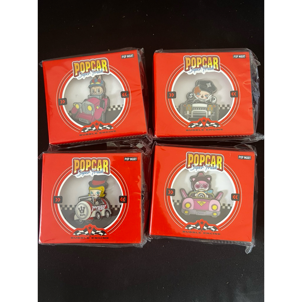 (มือ1)เข็มกลัด POPCAR Super Track Series PIN Badge [POP MART]ของแท้