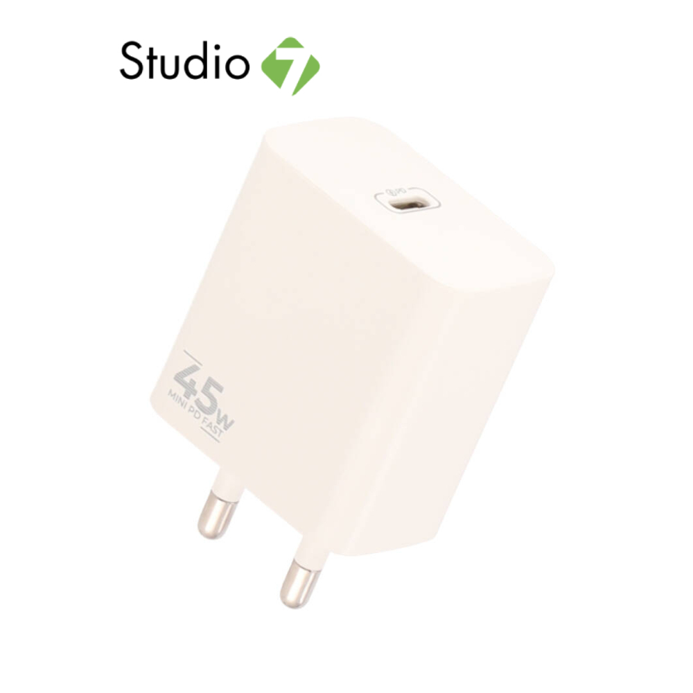 อะแดปเตอร์ Blue Box Wall USB Charger 1 USB-C (45W) White by Studio7