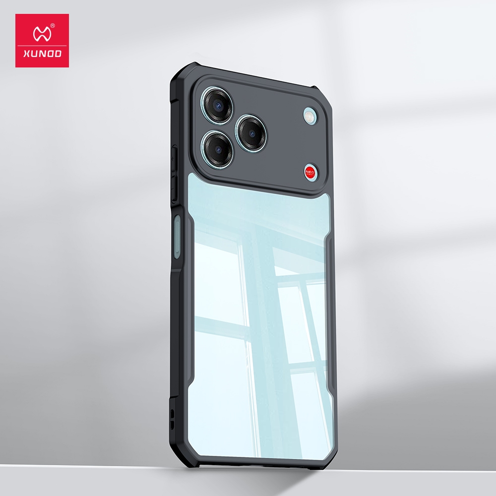 Xundd Case ใช้สำหรับ Nubia V80 Max Pro Design เคสป้องกันการกันกระแทก ป้องกันรอยขีดข่วน วัสดุ TPU+ฝาหลังอะคริลิคใส