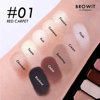 Browit แกลมกาล่าอายแชโดว์พาเลท 0.5g x 10สี